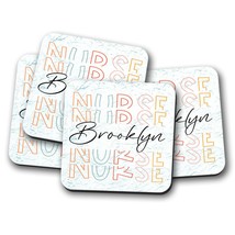 Nurse Staff Gifts, Personalized Nurse Coaster, Nurse Coworker Gift, Appr... - £3.97 GBP