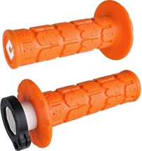 Orange ODI MX V2 Rogue Lock-On Grips For Most (2&amp;4-Stroke) Motocross Made in USA - £26.33 GBP