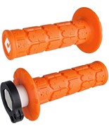 Orange ODI MX V2 Rogue Lock-On Grips For Most (2&amp;4-Stroke) Motocross Mad... - £26.40 GBP