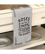 Funny Kitchen Towel Set Roses Are Red Taco Lover Gift Dish Drying Towels... - $416.85 MXN