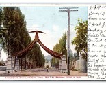 Eagle Gate Looking Toward Capitol Salt Lake City Utah UT UDB Postcard T20 - $2.92