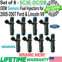 BRAND NEW OEM Siemens x8 Fuel Injectors for 2005, 2006 Lincoln Navigator... - $400.64