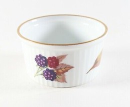 1961 Royal Worcester EVESHAM GOLD England Porcelain Replacement Souffle Ramekin - $11.57