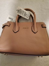FURLA PIN Made in Italy fashion BRGHT PINK  textured leather small Tote ... - £201.65 GBP