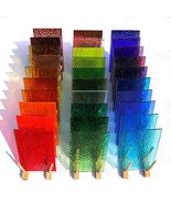 Adrattnay 30Pcs Transparent Stained Glass Sheets 4 x 6in Cathedral Windo... - $1,055.26 MXN