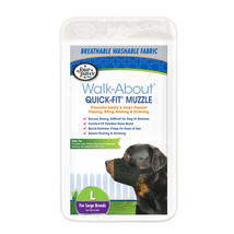[Pack of 4] Four Paws Walk About Quick Fit Muzzle for Dogs Large - 1 count - £45.25 GBP