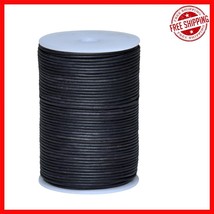 2.0MM Matte Black Leather String Cord - Ideal for Necklaces, Bracelets &amp;... - $22.76