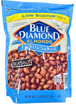 Blue Diamond Lightly Salted Whole Almonds 40 Oz EXP 12/2026 - $432.56 MXN