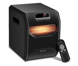 Space Heater Portable Electric 12-Hour Timer LED Display Remote Control Quiet - £108.27 GBP
