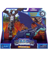 Dreamworks Dragons The Nine Realms Tom &amp; Thunder Adventure Set Glow in t... - £78.59 GBP