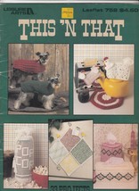 Leisure Arts This N That Leaflet 752 Knitting Crochet Patterns Pot Holde... - £6.87 GBP