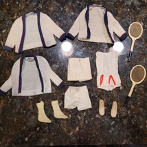 1960s Vintage Barbie Ken Time For Tennis Team 790 1781 Mattel Lot - £37.53 GBP