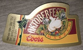 Coors Oktoberfest Marzen Beer, (25) Neck Bottle Labels (1994) - $9.49