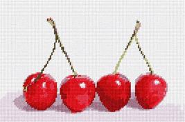 Pepita Needlepoint kit: Cherries, 10&quot; x 7&quot; - £39.62 GBP+
