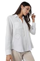 Rails charli top eyelet shell in White - $153.00