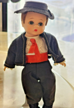 8” Vintage 1965 Madame Alexander Doll Bent Knee Walker Spanish Boy International - £50.95 GBP