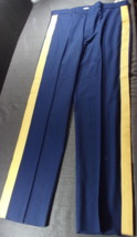 Nwt Dla Men&#39;s 40R&quot;C&quot; 38X35 Asu Army Dress Blue Uniform Dress Pants W/ Belt Loops - £95.20 GBP