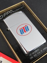 RARE 1967 Zippo Lighter UTU RAILROAD transit advertising MINT &amp; BOX &amp; UN... - £161.74 GBP
