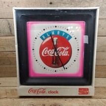 Always COCA-COLA Square Coke Clock Vintage 1994 Never Opened Brand New - £31.10 GBP