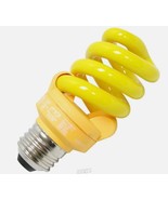 TCP 60 WATT Yellow COMPACT FLUORESCENT SPIRAL LIGHT BULB 68914Y Bug - $226.75 MXN