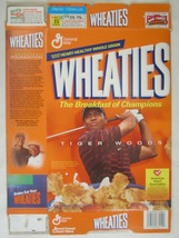 Mt Wheaties Cereal Box 2002 18oz Tiger Woods [G7E9c] - $4.78