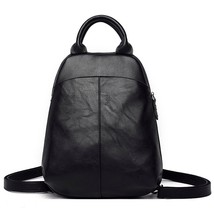 2022 New Ladies Backpack Large-Capacity Retro High Quality Leather Backpack For  - £43.61 GBP