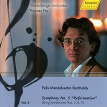 Mendelssohn: Symphony No. 5 / String Symphonies Nos. 5, 6 &amp; 10 [Audio CD... - £8.92 GBP
