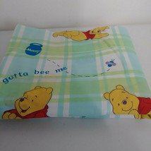 Window Valance Disney Winnie the Pooh 84&quot; x 17&quot; Gotta Bee Me Blue Green ... - £18.98 GBP