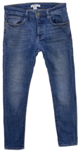 Forever 21 Jeans Mens 33 x 31 Blue Skinny Straight Leg Button-Fly Denim ... - $19.79