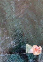 „Lonely Rose” original drawing/ collage - $20.00