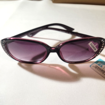 Piranha Chic Fashion Sunglasses 60008 Woman Purple Frames Lens Gems - £7.00 GBP