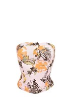 Free People We The Free Womens Tube Top Floral Summer Pink Size Xs - £29.23 GBP