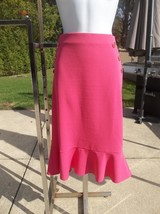 Nwt Nycc Very Cute Pink Button Flounce Skirt M - £15.97 GBP