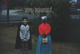 35 mm color slide * koda chrome 1960 HALLOWEEN 2 kids dressed up - $5.50