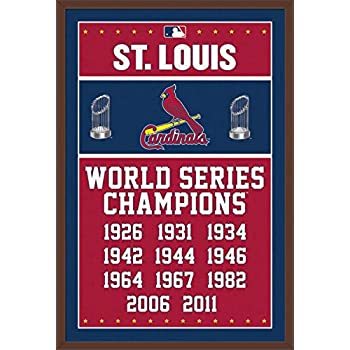 St Louis Cardinals World Series Championship  poster 22.5 x 34" - $12.00