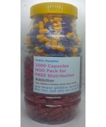 Addiction DH Herbal Capsules 1000 Caps NGO Pack for Free Distribution - £14.66 GBP