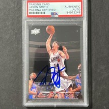 2008-09 Upper Deck #142 Jason Smith Signed Card AUTO PSA Slabbed 76ers - £39.95 GBP