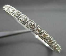 5.50CT Round Cut Simulated Diamond Women&#39;s Bracelet 925 Silver Gold Plated - £128.10 GBP