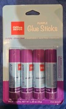 4  Count Purple Glue Sticks - Office Depot Brand - Dries Clear - $114.35 MXN