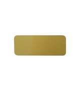 Small Alloy Rectangular Cremation Urn Personalization Plate - Bronze Colored - $18.99