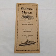 1960 Shelburne Museum Travel Brochure - $17.81