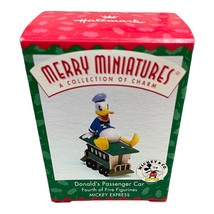 1998 Hallmark Merry Miniatures Donalds Passenger Car Mickey Express 4th In Serie - £5.04 GBP