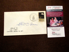 Stuart Roosa Apollo 14 Nasa Astronaut Signed Auto Vtg Apollo 14 Lounch Cover Jsa - $395.99