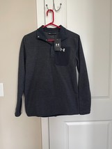 BNWT Under Armour Men&#39;s Specialist Grid Henley, Size S, black, 1356290, ... - $58.41