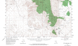 Virgin Peak Quadrangle, Nevada-Arizona 1958 Map USGS 15 Minute Topographic - £17.23 GBP