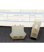 Lot of 2 NEW OEM Kenwood TK-710 810 Replacement Power Connector Jack E08... - $13.85