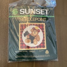 Sunset Needlepoint Scottie Mac Bearin fits 5” x 5” frame - $15.99