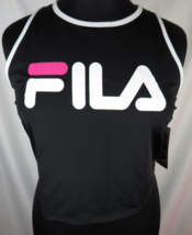 FILA Black And White Cropped Active Tank Plus Size 3X - $27.49