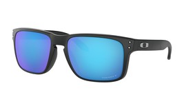 Oakley Holbrook Polarized Sunglasses OO9102-F055 Matte Black W/ Prizm Sapphire - £93.41 GBP