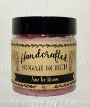 Organic Asian Tea Blossom Body Sugar Scrub(Vegan)(Cruelty-Free) 6 oz - £8.92 GBP